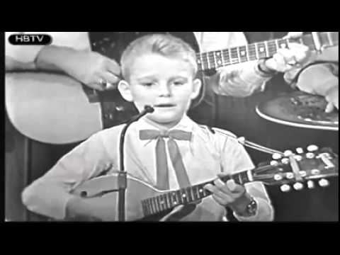 A 7 year-old Ricky Skaggs – (Circa 1961) with Lester Flatt and Earl Scruggs